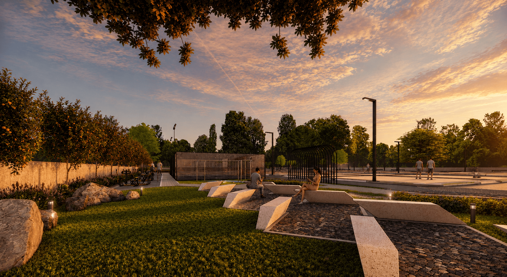 Park-2 reflexology pathway