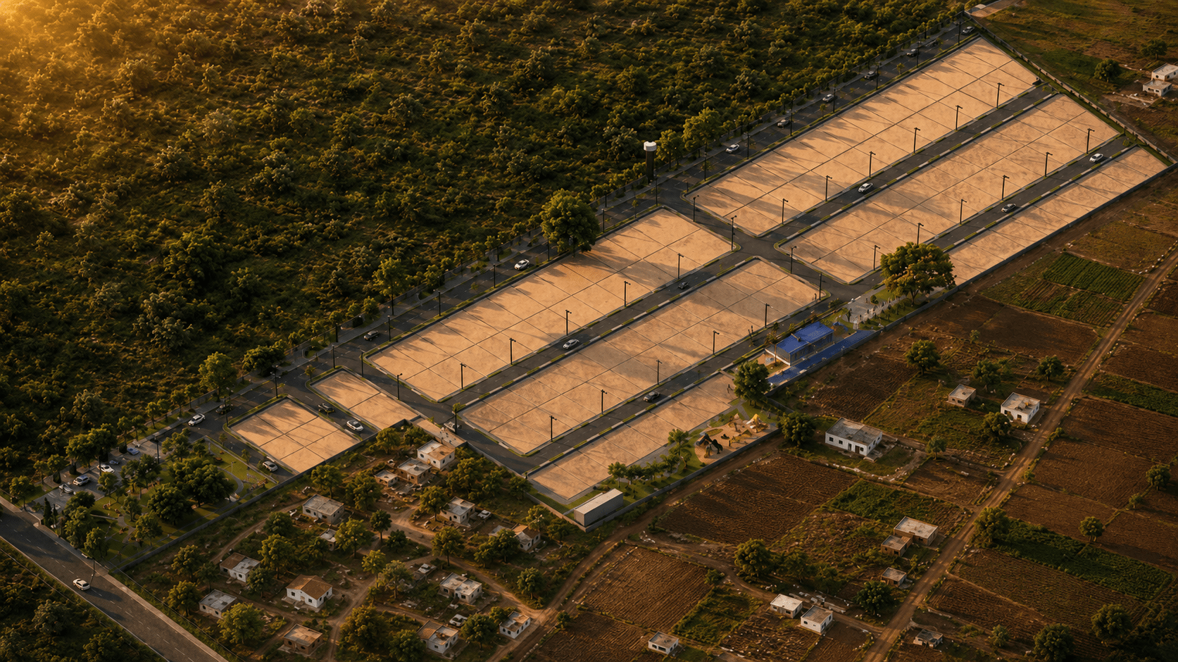Site Plan -birds Eye view