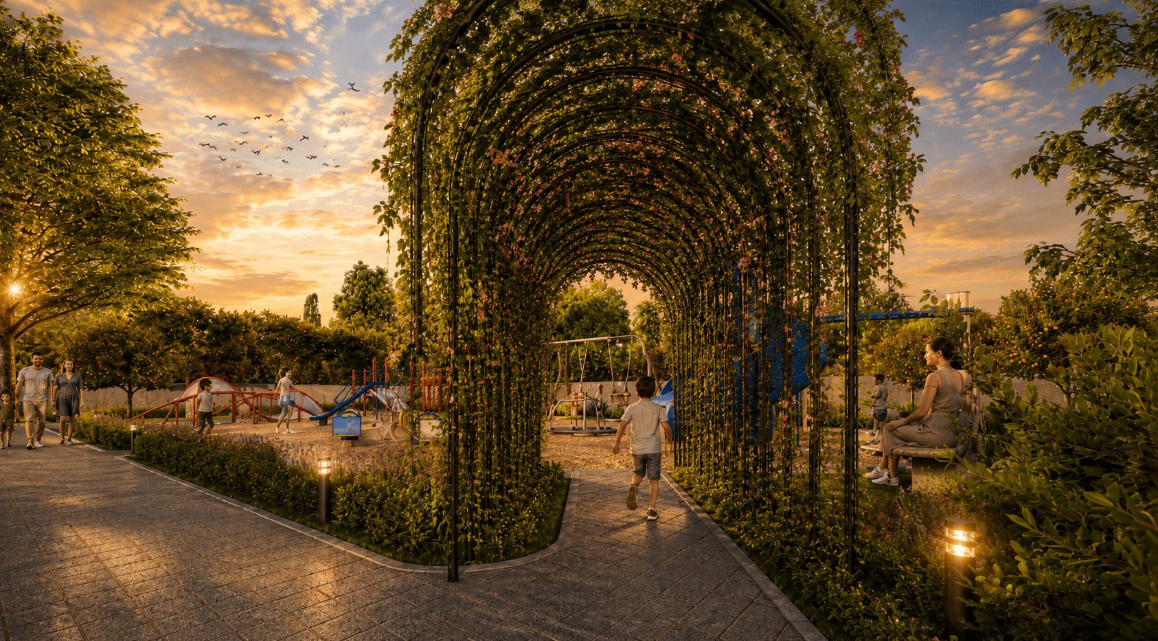 Tunnel Pathway with creepers